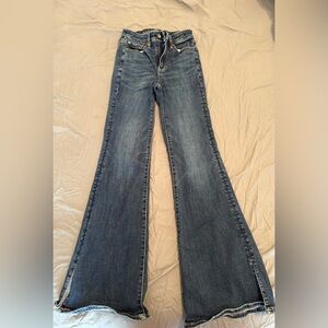 American Eagle Super High Rise Flare Jeans